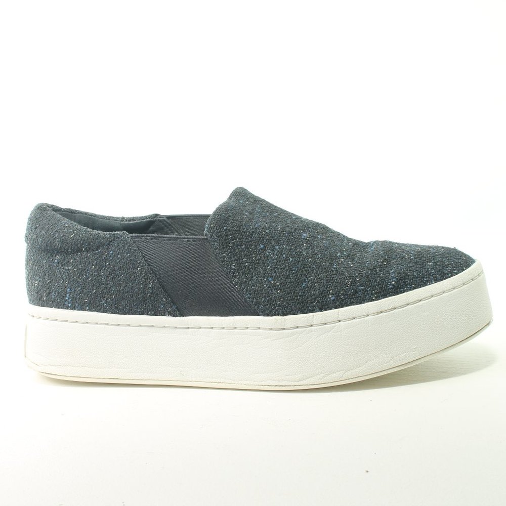 VINCE Slip-On Platform Sneaker Women's Shoe Size US7 EUR37 Black and White